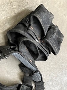 lot 41 image: LoadBear Tool Belt With Shoulder Straps, Like New