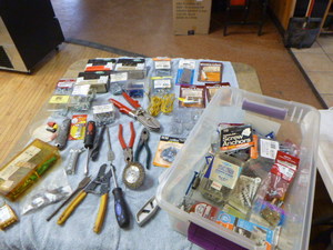 lot 23 image: Variety of Hardware and Tools