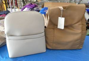 Two Travel bags - one backpack style and one Crossover strap