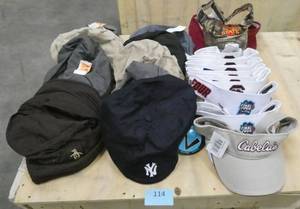 20 Adult visors and golf hats