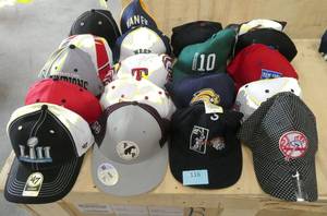 20 Adult hats - ignore the yellow spots, was something with my camera