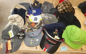 20 adult hats and visors