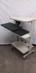 lot 14 image: Medical Mobile Office Computer Desktop Table
