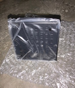 OATEY Designline 4 in. x 4 in. Stainless Steel Square Shower Drain with Square Pattern Drain Cover in Matte Black See Pictures