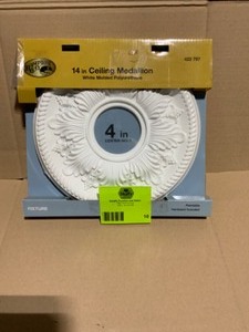 Westinghouse Bellezza 14 in. White Ceiling Medallion See Pictures
