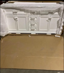Home Decorators Collection Windlowe 73 in. W x 22 in. D x 35 in. H Bath Vanity in White See Pictures