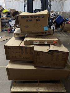 HUGE LOT Misc Goods - GREAT FOR RESELLERS - Cabinets, Tools, Toys, Sinks Faucets Etc..