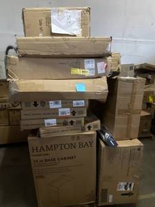 HUGE LOT Misc Goods - GREAT FOR RESELLERS - Cabinets, Tools, Toys, Sinks Faucets Etc..