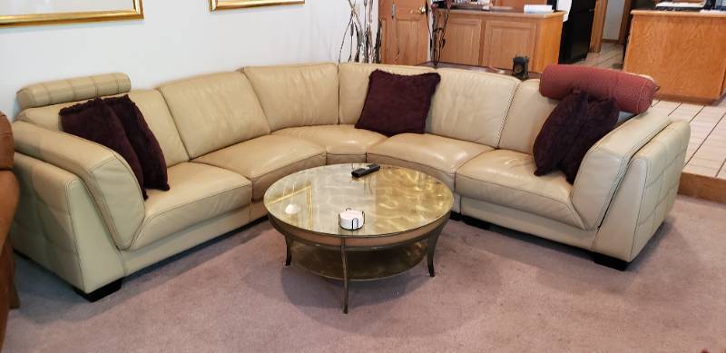 Gamma Arredamenti Italian Leather Sofa - Reserve Lowered
