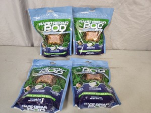 4 New Bags of Rapid Repair Pod Targeted Lawn Spot Repair