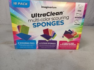 New 18 Pk of UltraClean Sponges
