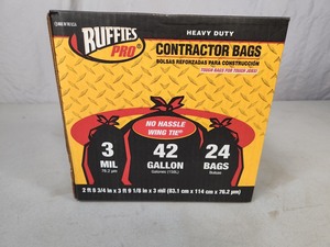 New 42 Gallon Heavy Duty Contractor Bags