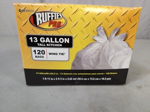 Box of 120 Tall Kitchen Garbage Bags