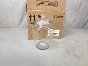 Case of 4 New Anchor Hocking 80 oz Urn Jars