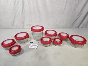New Anchor Hocking 19 Piece True Seal Glass Storage Set