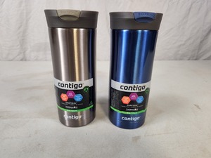 2 New Contigo SnapSeal Tumblers