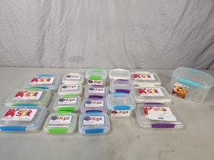 Large Assortment of New Sistem Containers with Latch Lids