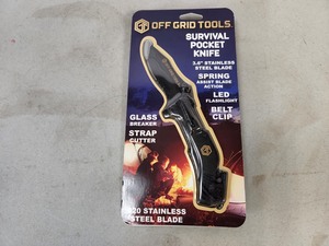 New Off The Grid Tools Survival Pocket Knife