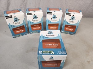 5 New Boxes of Caribou Coffee K-Cups