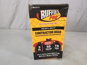 New 55 Gallon Heavy Duty Contractor Bags