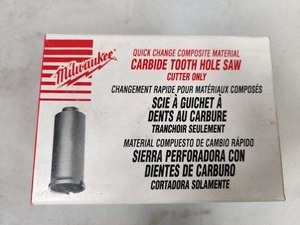 New Milwaukee Carbide Tooth Hole Saw
