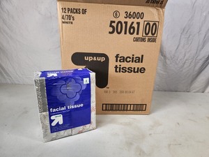 New Case of 48 Boxes of Facial Tissue