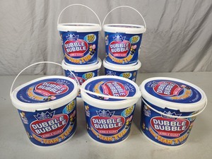 7 New Buckets of Dubble Bubble Gum