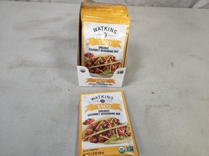 Case of 12 New Watkins Taco Mixes