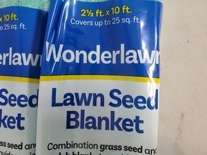 3 Wonderlawn Grass Seed Blankets