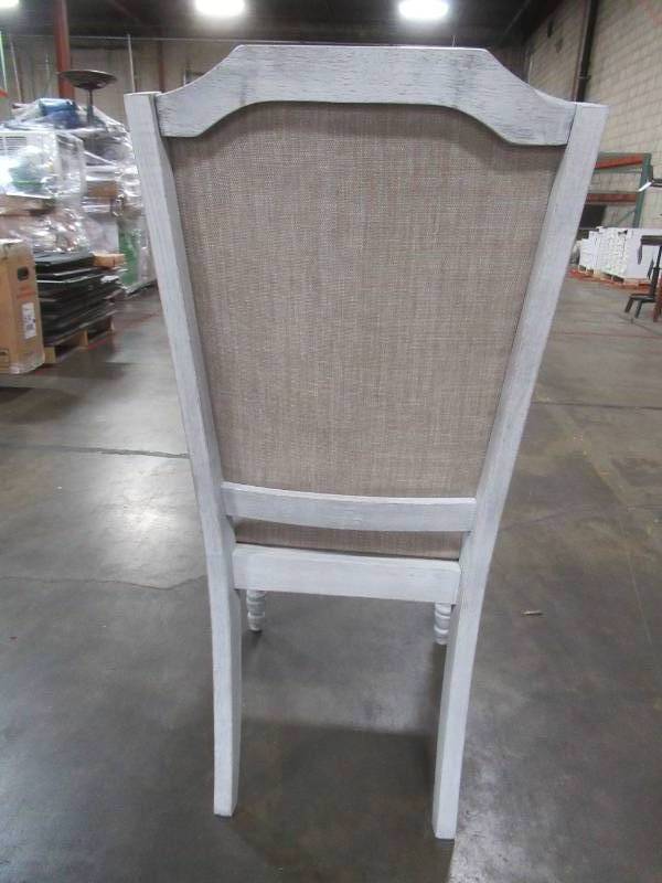 lot 112 image: Roundhill Iris Turned Leg Wood Dining Chair, C404.