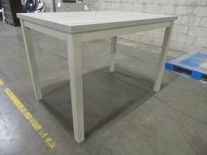 lot 436 image: CREATED FOR MACYs JGW FURNITURE  Wood Kitchen Table. In Like New Condition. Approximate Dimensions 52 x 35 12 x 36 Tall.