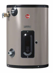 lot 4 image: RHEEM Commercial Point of Use 2 Gal. 240-Volt 1.5 kW 1 Phase Electric Tank Water Heater
