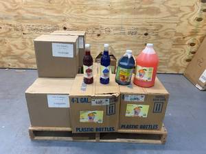 lot 61 image: Large Lot of Snow Cone Syrup