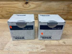 lot 16 image: KOHLER Lot of 2- Memoirs 2.5 GPM Single Function Shower Heads (Polished Chrome)