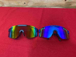 lot 49 image: Lot of 2 Pairs of Pit Viper Sunglasses (replicas)