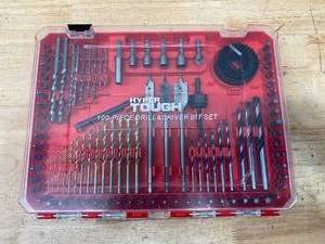 lot 92 image: HYPER TOUGH 100 Piece Drill & Driver Bit Set