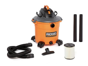 lot 108 image: RIDGID 16 Gal. 5.0-Peak HP NXT WetDry Shop Vacuum with Filter, Hose and Accessories