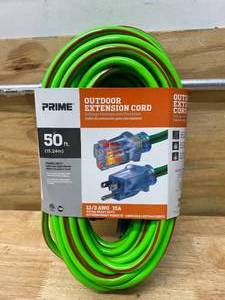 lot 114 image: PRIME Outdoor Extension Cord (50 ft.)