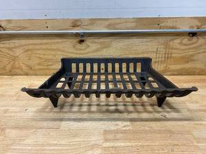 lot 97 image: OPEN HEARTH Cast Iron Fire Grate, Black, 24-Inch