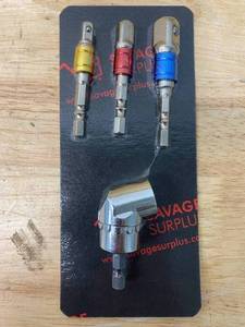 lot 99 image: 14, 38, 12 and Right Angle Adaptors