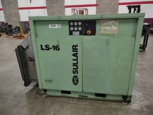 lot 15 image: Sullair LS-16 75LA ACAC 75 hp. Rota...