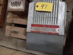 lot 97 image: GE Transformer, 7.5 KVA, No. 9T21B1...