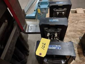 lot 102 image: (3) Hevi-Duty Transformers, 3 KVA, ...