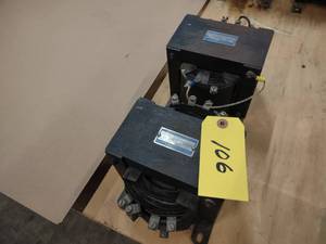 lot 106 image: (2) Assorted Transformers...