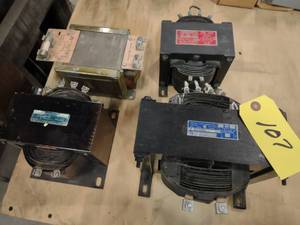 lot 107 image: (4) Assorted Transformers...