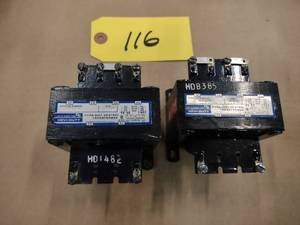 lot 116 image: (2) Hevi-Duty Transformers, .150 KV...