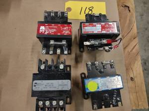 lot 118 image: (4) Assorted Transformers...