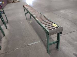 lot 68A image: Interlake Roller Conveyor, 10 x 10...