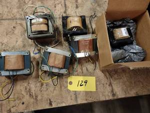 lot 129 image: (6) Assorted Transformers...