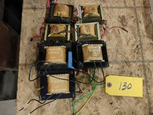 lot 130 image: (7) Assorted Transformers...